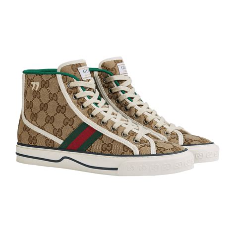 como usas tenis gucci|gucci tennis 1977 high top.